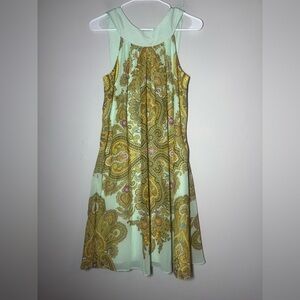 TED BAKER Marvina green dress size 2